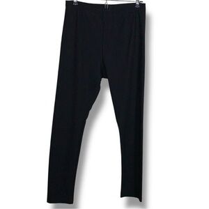 Y2K Era Medium Lady Foot Locker Black Opaque Leggings Stretch Fitted